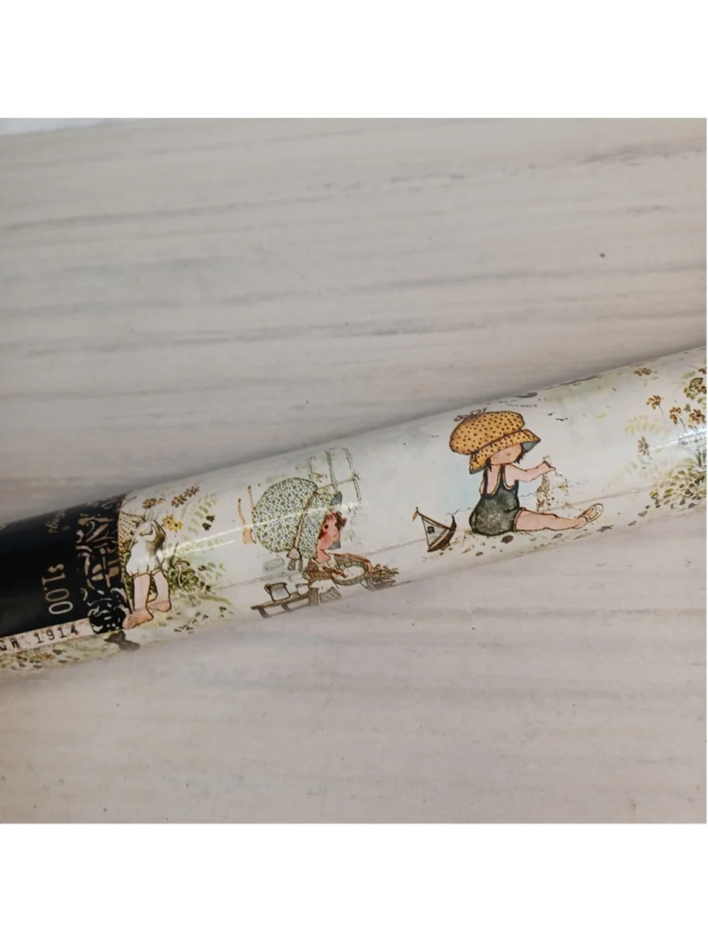 VTG Holly Hobby NOS Roll American Greetings Designers Gift Wrap 8' × 30